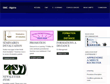 Tablet Screenshot of emc-dz.com